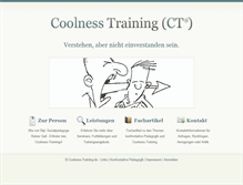 Tablet Screenshot of coolness-training.de